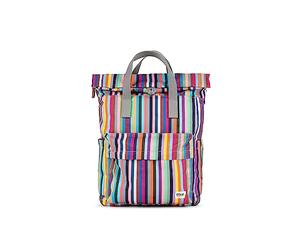 ROKA London Canfield B - Tela riciclata a righe, misura media, Multi strisce., M