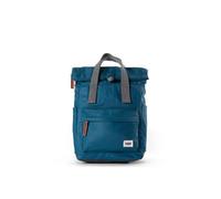 Roka London Canfield B - Zaino piccolo in nylon sostenibile, Blu navy, S, Casual