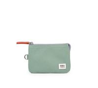 ROKA London Carnaby - Portafoglio piccolo Ripstop, leggero e sicuro, con cerniera e design in nylon resistente, Frost, S, lati morbidi