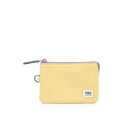 ROKA London Carnaby - Portamonete in nylon riciclato Ripstop, Citron., S, lati morbidi