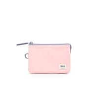 ROKA London Carnaby - Portamonete in nylon riciclato Ripstop, Rosa Inglese, S, lati morbidi