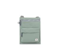 ROKA London Chelsea B - Borsa a tracolla per telefono da donna e uomo, con tasche multiple, cerniera spessa, tracolla regolabile per telefoni cellulari, portafogli, carte, in nylon riciclato, Frost, s