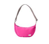 ROKA London Farringdon - Borsa a tracolla Taslon riciclata, Very Berry, 16.5cm x 28cm x 9cm