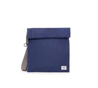 ROKA London Stratford - Borsa a tracolla piccola in nylon riciclato, Blu Croccante, s