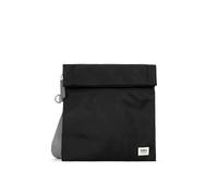 ROKA London Stratford - Borsa a tracolla piccola in nylon riciclato, Nero , s