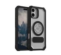 Rokform Custodia Crystal compatibile con iPhone 16 Plus, cover magnetica (trasparente)