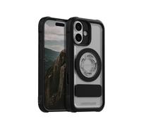 Rokform - Custodia in cristallo compatibile con iPhone 17, copertura magnetica (trasparente)