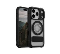 Rokform - Custodia in cristallo compatibile con iPhone 17 Pro, copertura magnetica (trasparente)