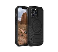 Rokform - Custodia per iPhone 13 Pro, serie robusta, compatibile con Dual Magnet Plus MagSafe, protezione magnetica Apple Gear, custodia per iPhone con blocco a torsione RokLock, armatura testata contro le cadute (nero)