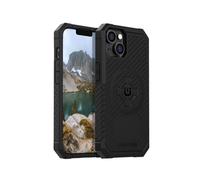 Rokform - Custodia per iPhone 14, serie robusta, doppia calamita Plus compatibile con MagSafe, custodia magnetica per Apple Gear, cover per iPhone, armatura testata a goccia (nero)
