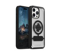 Rokform - Custodia per iPhone 15 Pro Max, serie Crystal, cover magnetica trasparente per iPhone 15 Pro Max con chiusura a torsione RokLock, armatura sottile testata a goccia (trasparente)