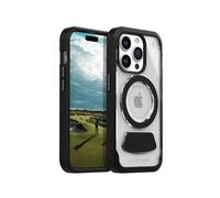 Rokform - Custodia per iPhone 15 Pro, serie Clear Eagle 3, doppia cover magnetica per iPhone, sottile testata a goccia (trasparente)
