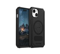 Rokform - Custodia per iPhone 15, serie robusta, cover magnetica per iPhone 15 con chiusura a torsione RokLock, armatura testata contro le cadute (nero)