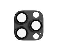 Rokform - Protezione per obiettivo della fotocamera compatibile con iPhone 16 Pro e iPhone 16 Pro Max, vetro temperato 9H con corpo e anelli in alluminio, compatibile con custodia (trasparente)