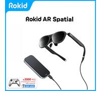 Rokid Max 2 Spazio AR Lite 300" Multi Schermo Spaziale 1920X1200 50 ° Visualizzazione del gioco domestico FoV Trans in tempo reale Max2 black