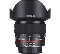 Rokinon FE14M-MFT 14mm F2.8 - Obiettivo ultra largo per micro quattro terzi e obiettivo fisso per fotocamere Olympus/Panasonic Micro 4/3, colore: Nero