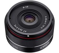 Rokinon io35af-e 35 mm f/2.8 ultra Compact obiettivo grandangolare per Sony e Mount Full Frame, nero