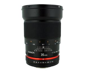 Rokinon Obiettivo asferico 35mm f/1.4 con chip automatico per Nikon F