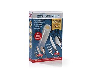 Rokitta’s Rostschreck alluminio confezione da 1 | Contro la ruggine su posate e pentole | Coltelli, forchette e cucchiai splendenti | senza sostanze chimiche [Die Höhle der Löwen (La tana dei leoni)]
