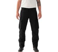 Rokker Black Jack Cargo Pantaloni tessili da moto, nero, taglia 30