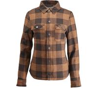 Rokker Denver Rider Camicia moto da donna, marrone, taglia L per donne