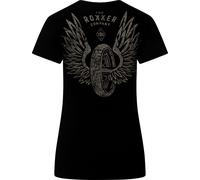 Rokker Flying Wheel, maglietta donna XS female Nero/Grigio