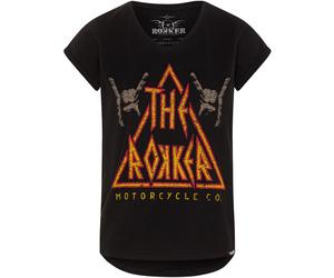 Rokker Joe T-shirt da donna, nero, Taglia S