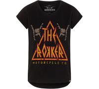Rokker Joe T-shirt da donna, nero, taglia S per donne