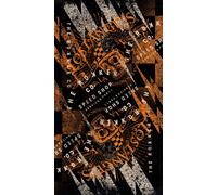 Rokker Lost Angels, copricapo multifunzionale male Nero/Arancione/Grigio Chiaro