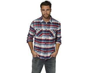 Rokker Orlando Camicia flanella, bianco-rosso-blu, taglia 2XL per maschi