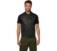 Rokker Rokkertech Club, gilet di jeans S male Nero