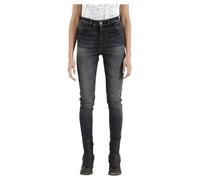 Rokker Tech High Waist Jeans moto da donna, nero-grigio, taglia 31 per donne