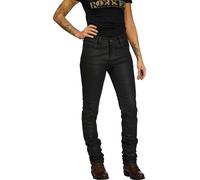 Rokker Rokkertech Jeans da moto da donna, nero, taglia 27 per donne