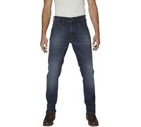 Rokker Rokkertech Tapered Slim Blue Jeans da moto, blu, Taglia 42/34