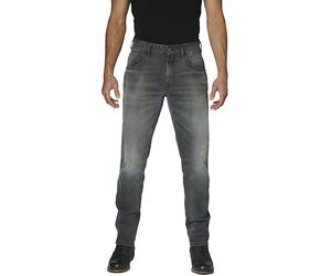 Rokker Rokkertech Tapered Slim Grey Jeans Moto, grigio, taglia 30 per maschi