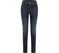 Rokker RT Mid Waist Slim Jeans da moto da donna, blu, taglia 34 36 per donne