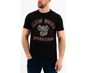 Rokker Slow Burn Maglietta, nero, taglia S per maschi