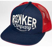 Rokker Snapback Trucker Cap, rosso/blu, Taglia unica