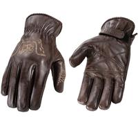 Rokker Tattoo Ape, guanti L male Marrone Scuro