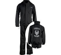 Rokker TRC Classic, tuta antipioggia 2 pezzi unisex L female Nero