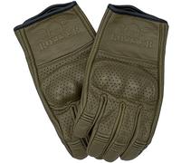 Rokker Tucson Guanti da moto perforati, verde, taglia S
