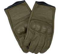 Rokker Tucson Guanti da moto perforati, verde, taglia M