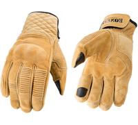 Rokker Tucson Rough Guanti da moto, beige, taglia XS per maschi