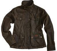 Rokker Wax Cotton Giacca Lady, Verde, Taglia XXL