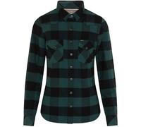 Rokkker Denver Camicia da donna, nero-verde, taglia M per donne