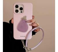 Rokmym Compatibile con iPhone 17 Pro Max Custodia con catena di perline, grazioso orso amore, motivo a cuori, in morbido TPU per donne e ragazze, antigraffio, fotocamera protettiva per iPhone 17 Pro