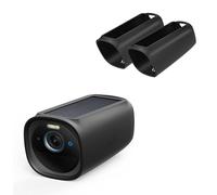 ROKOLOOM 2 Stück Schutzhülle aus Silikon kompatibel mit eufy S330 (eufyCam 3) Security Kamera, wasserdicht und UV-beständig, geeignet für den Innen- und Außenbereich, Schwarz