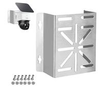 ROKOLOOM Supporto angolare universale per Eufy Security SoloCam S340, Tapo Camera - Staffa di montaggio in acciaio inox per la maggior parte delle telecamere CCTV, luci LED da parete/palcoscenico,