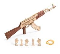 ROKR AK47 Modellismo da Costruire Adulti-Puzzle 3D Legno-Idea Regalo Di Compleanno Unica Per Il Padre Uomo(LQ901)