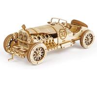 ROKR Grand Prix Car, Puzzle 3D de Madera de Coche de Carreras, MC401